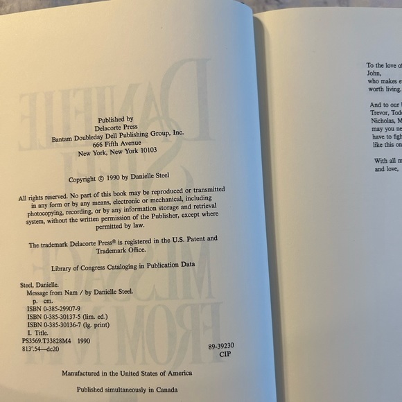 DANIEL STEEL (2) HARDCOVER ROMANCE AND EXCITEMENT BOOKS DELACORTE PRESS - Picture 3 of 6